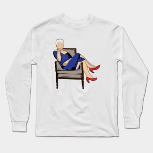 BIll Clinton In Blue Dress Long Sleeve T-Shirt